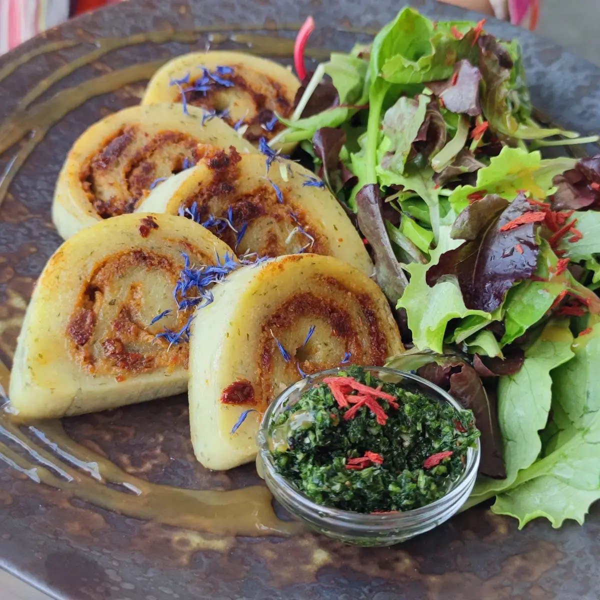 Erdäpfelrollen Vegan