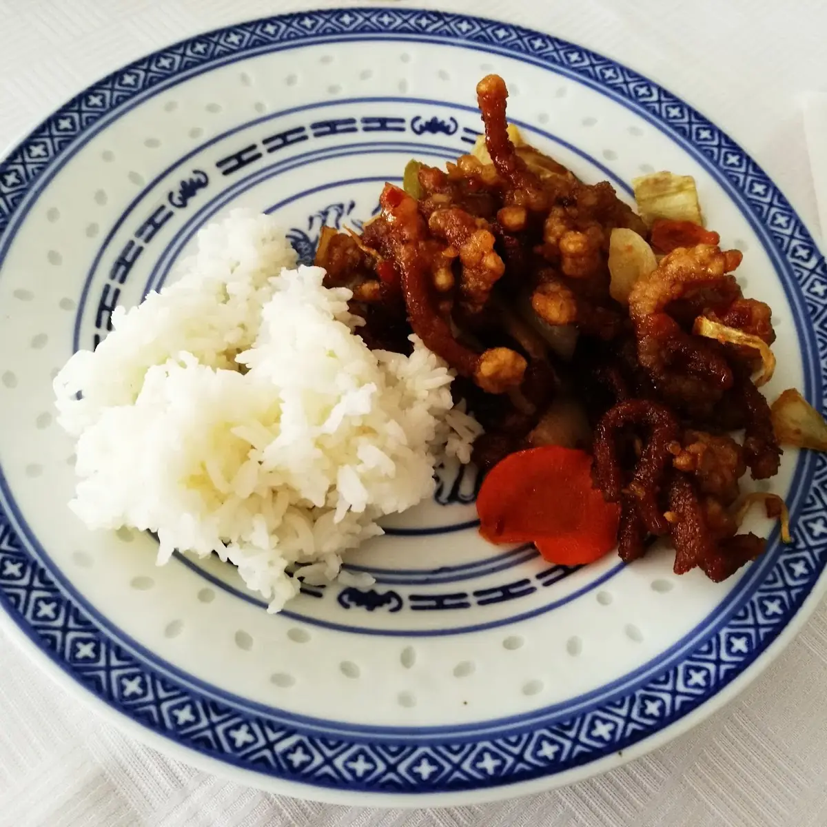 Trocken Gebratenes Schweinefleisch