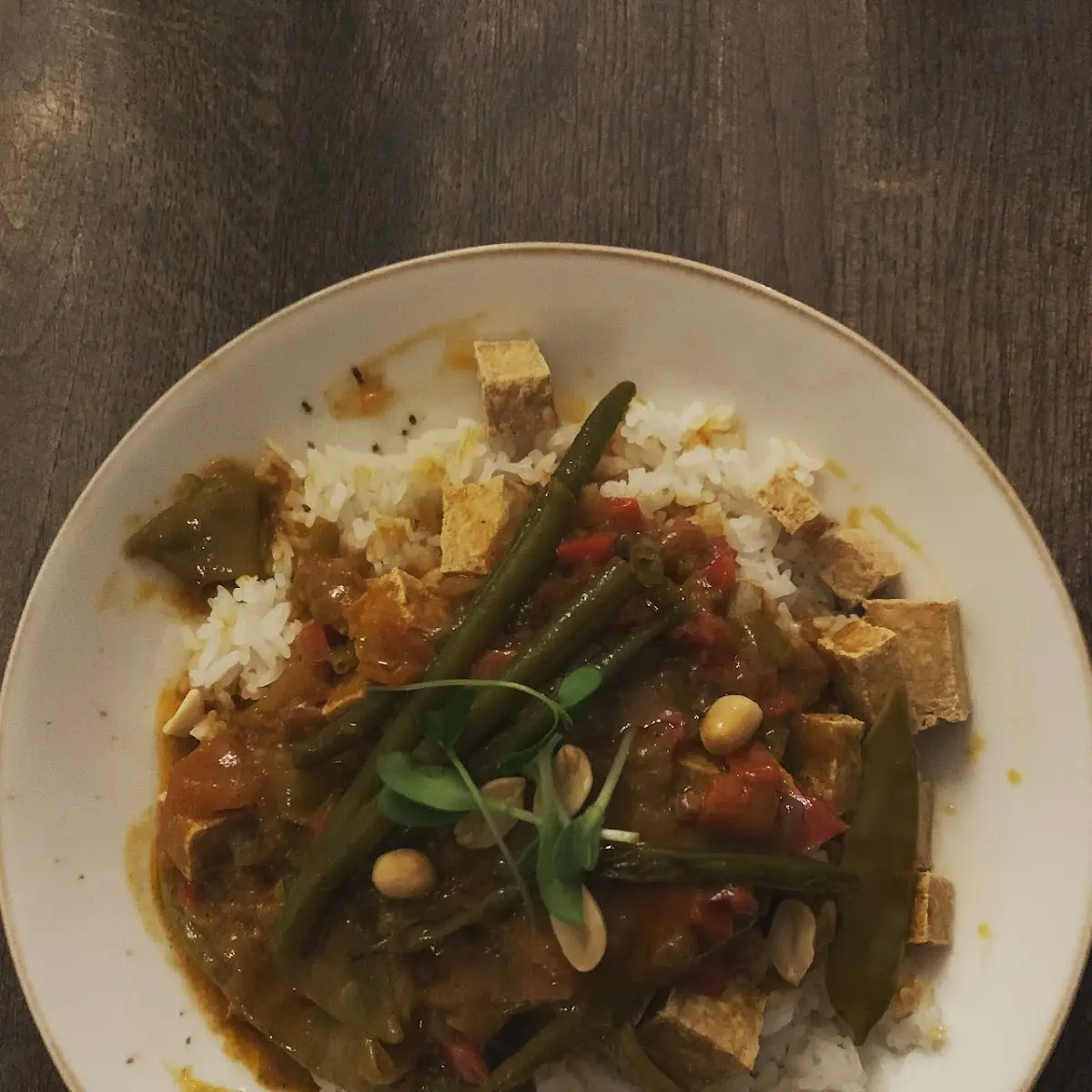 Tofu Mit Reis
