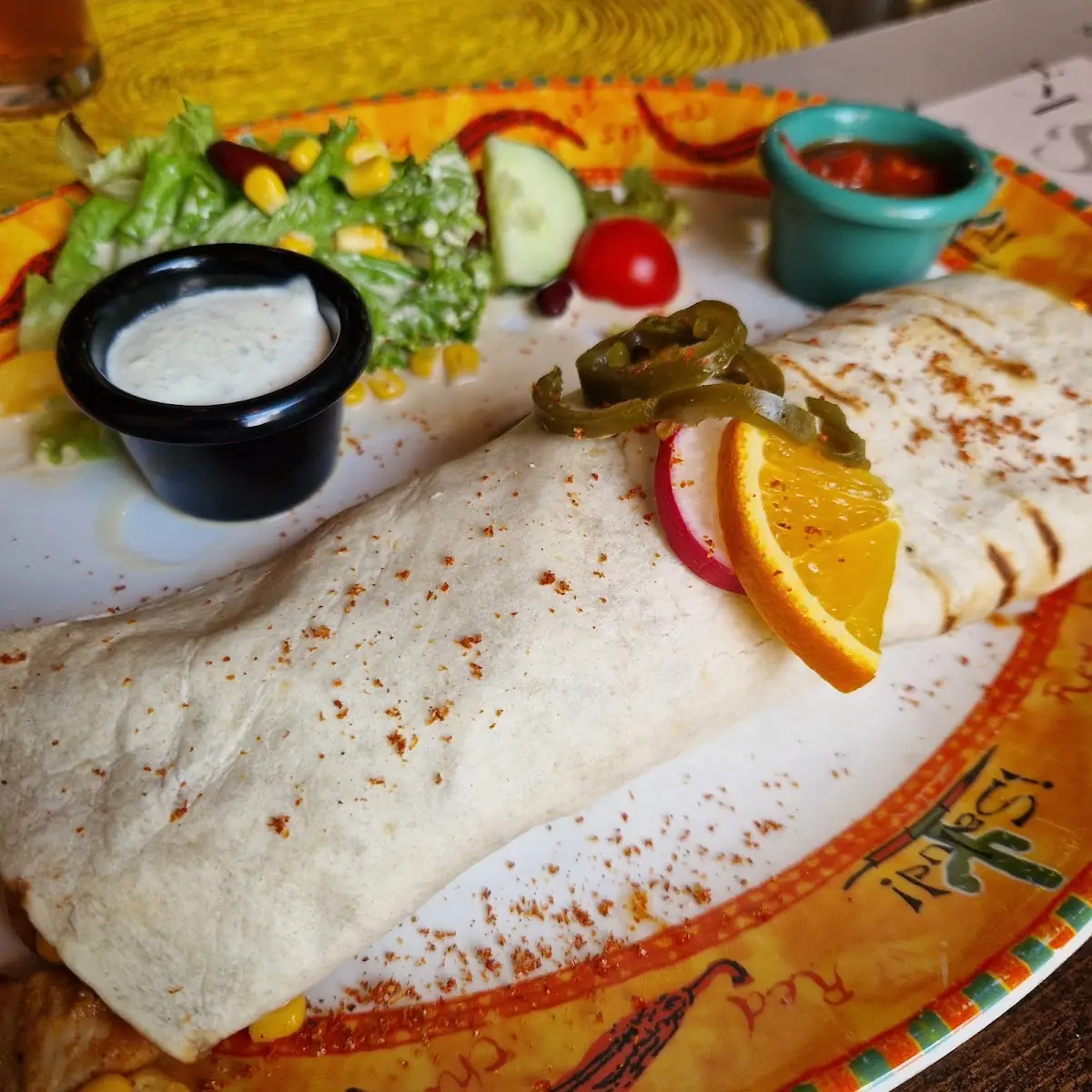 Cesar Chicken Burrito
