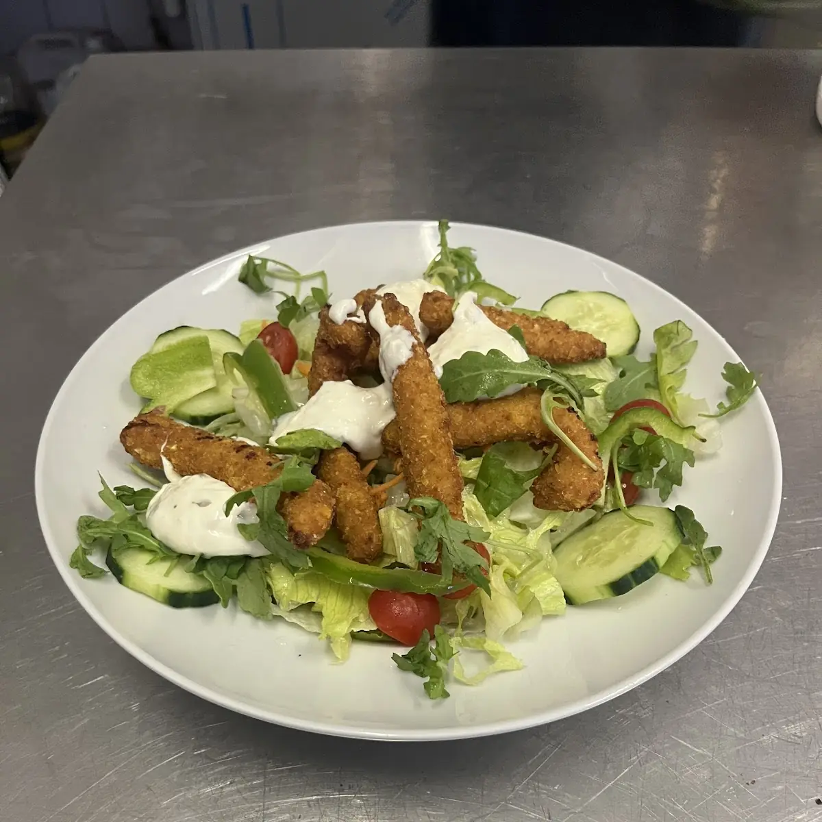 Crispy Chicken Salat