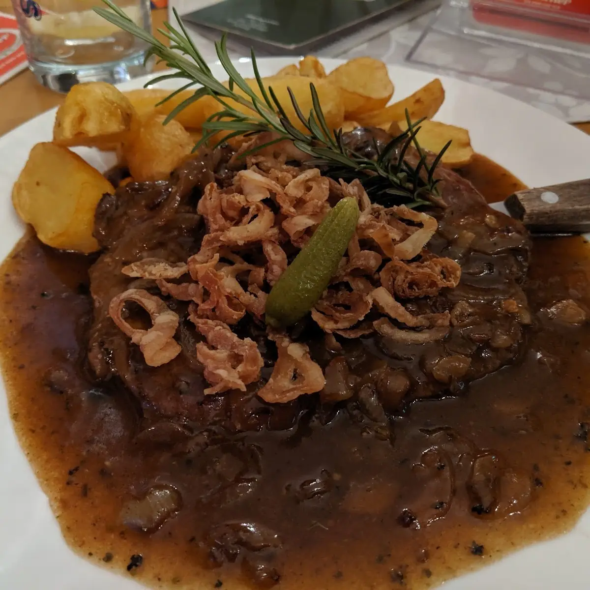 Zwiebelrostbraten
