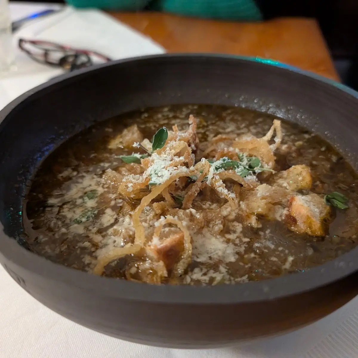 Französische Zwiebelsuppe