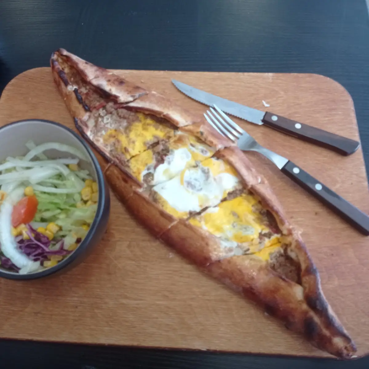 Pide Mit Spinat