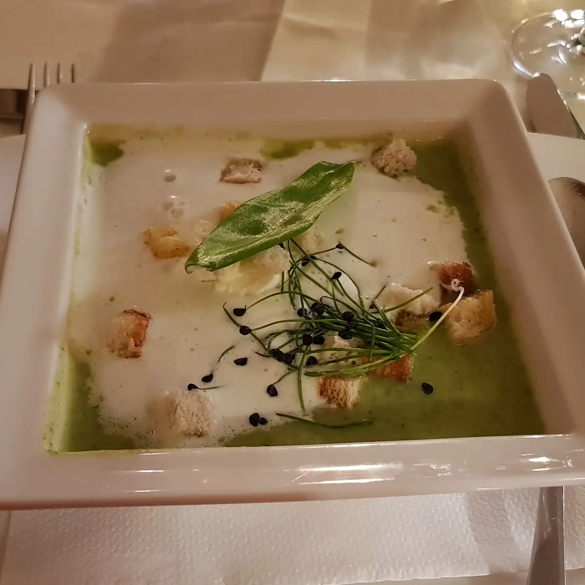 Bärlauchcremesuppe