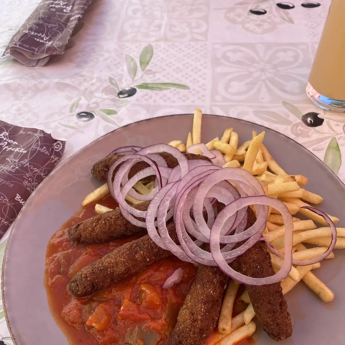 Vegane Cevapcici Teller