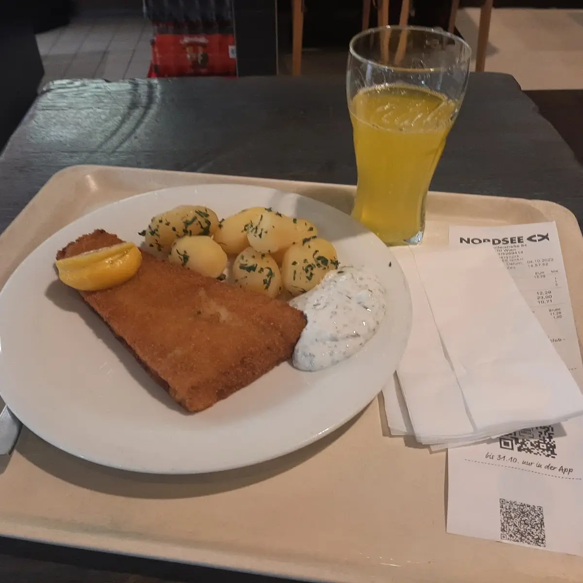 Panierter Fisch