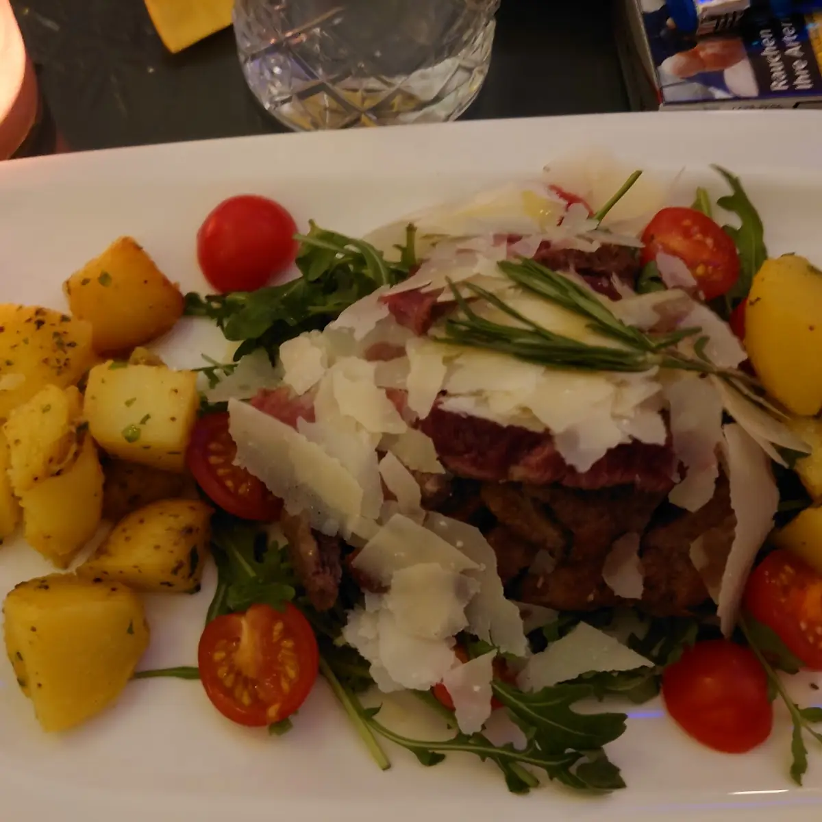 Steak Mit Rosmarin Erdäpfel