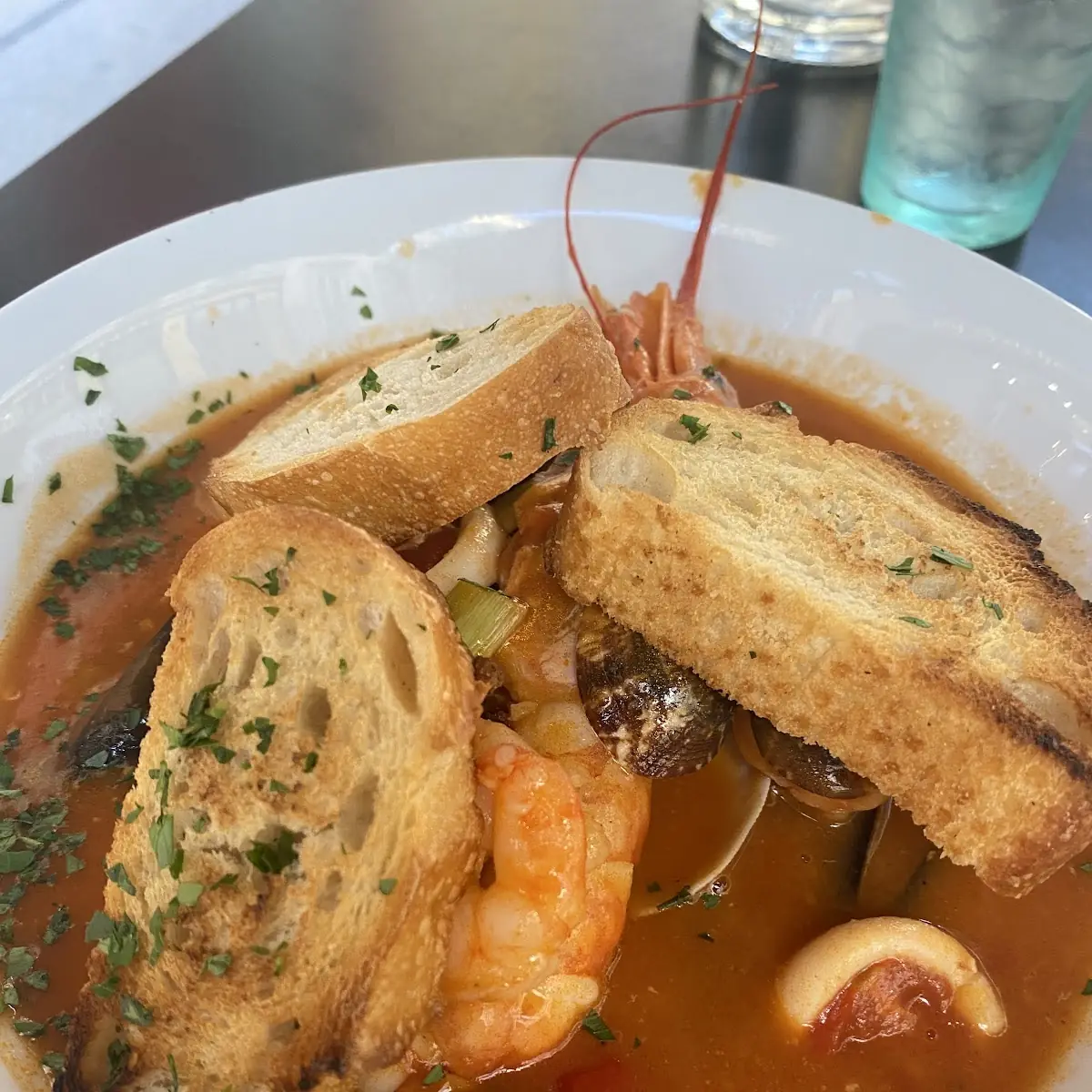 Tomato Seafood Soup