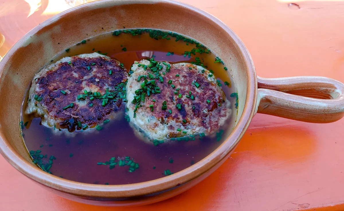 Käsepressknödel Mit Suppe