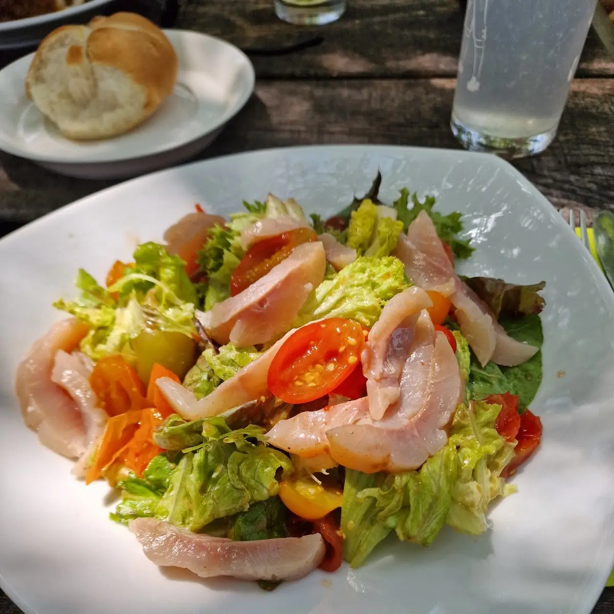 Blattsalat Mit Gegenbauer's Marinade & Paradeiser Und Marin Bio-fisch