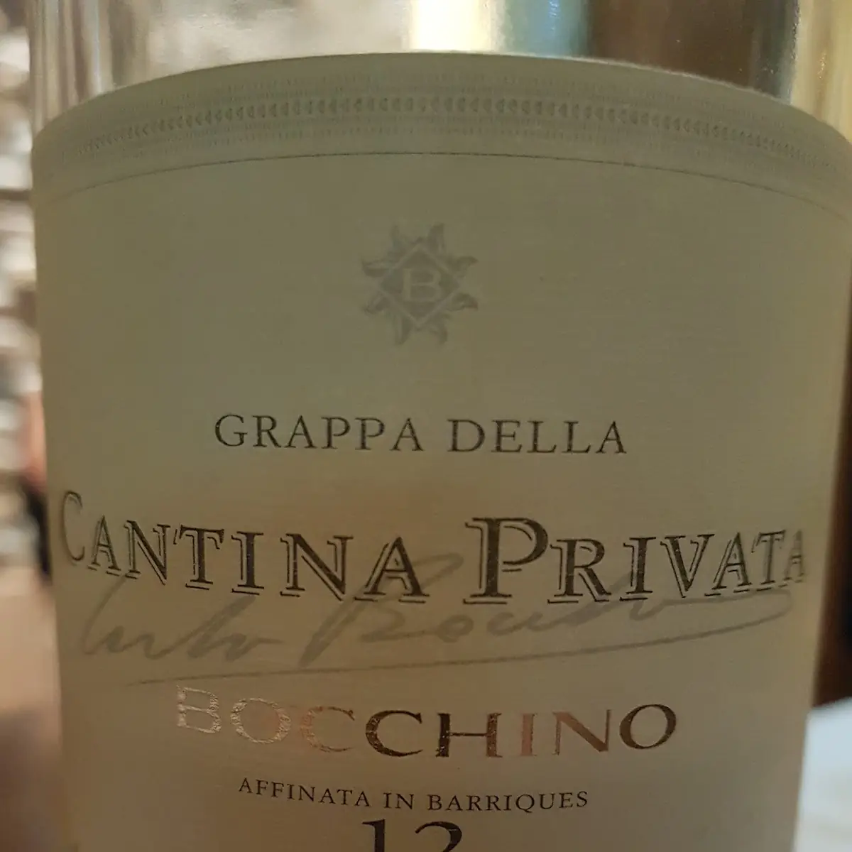 Bocchino Grappa 12 Jahre
