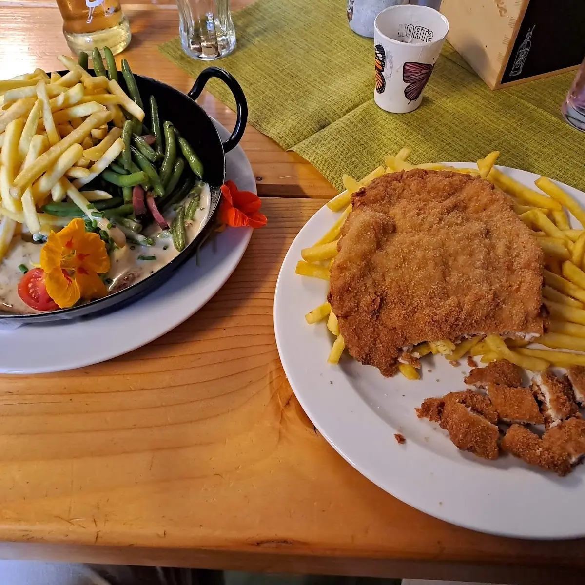 Wienerschnitzel Vom Schwein Und Klammwirtpfandl