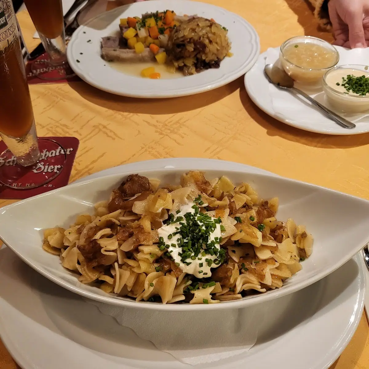 Austrian Pasta with Cabbage, Haas Beisl