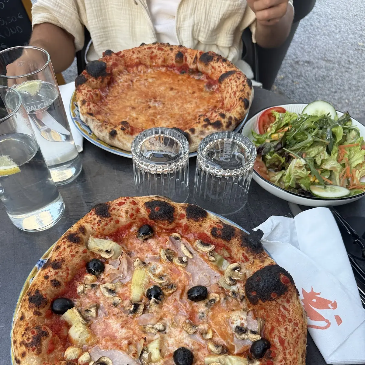 Wood Fired Pizza with Burrata