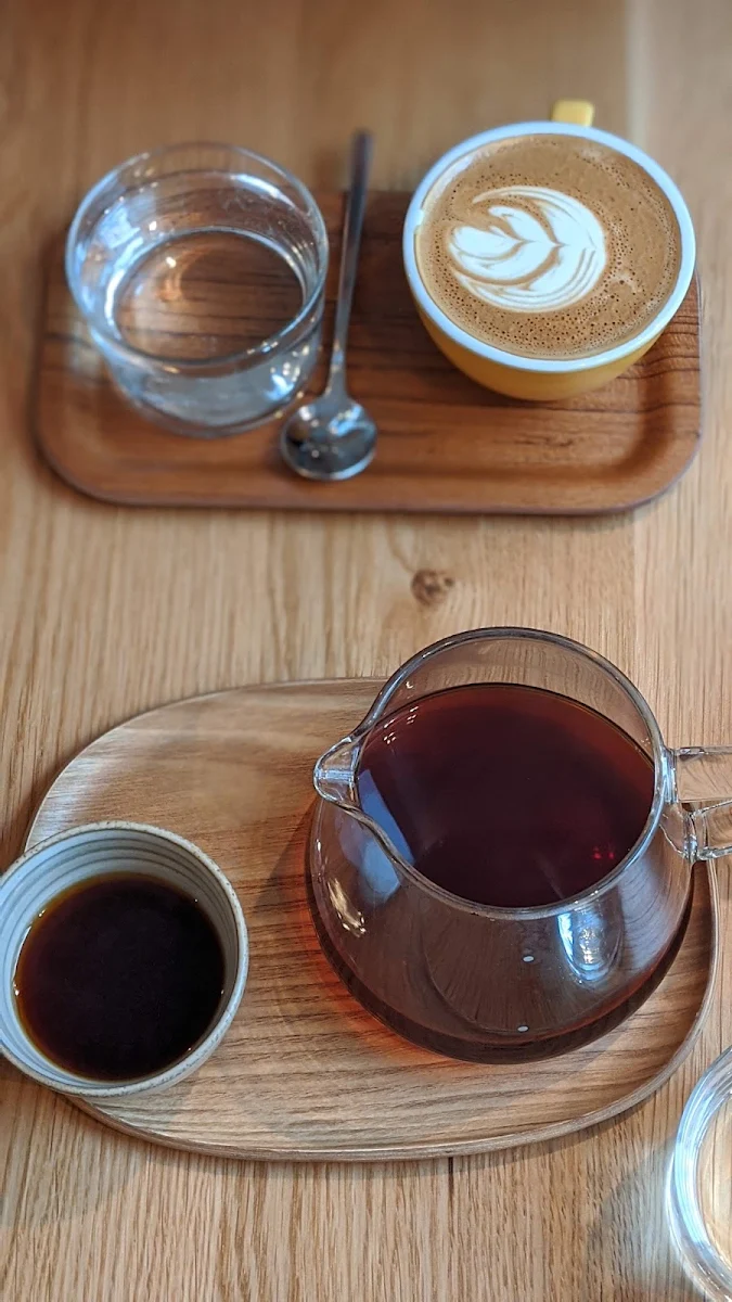 Filter Coffee and Flat White