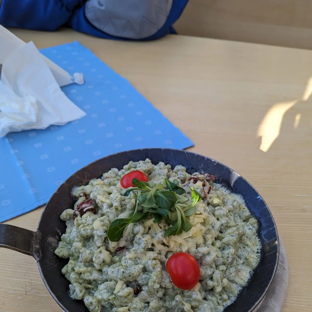 Spinatspatzle