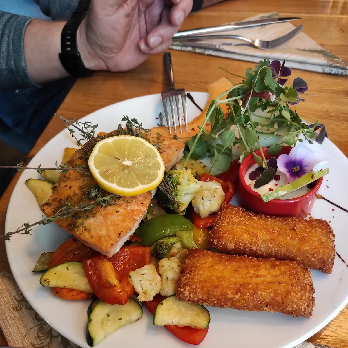 Lachsfilet