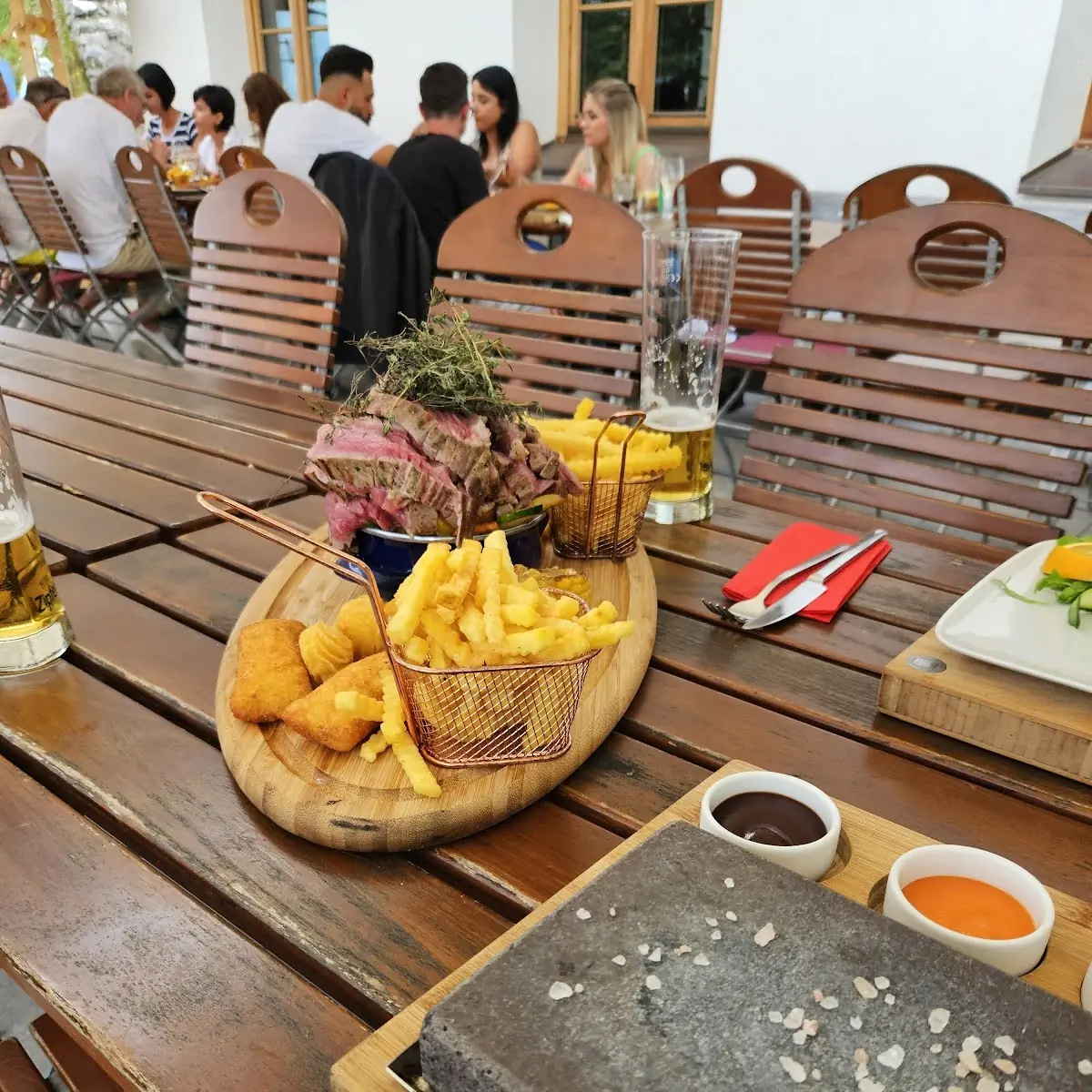 Platte Für 2 Personen Mit Rinderfilet