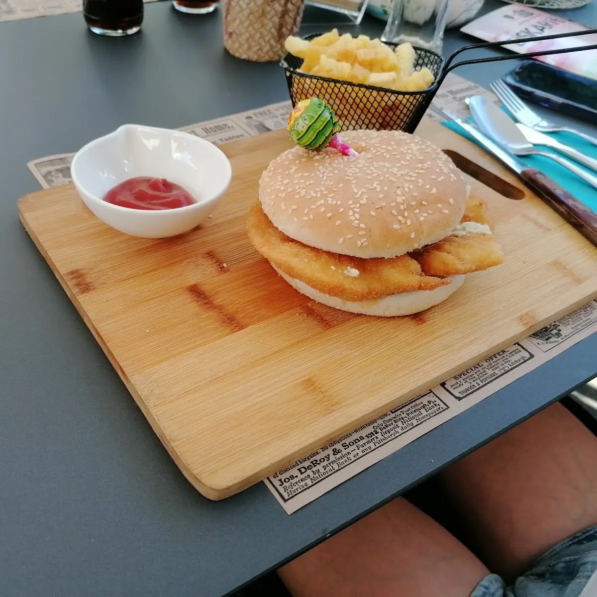 Kinder Chicken Burger