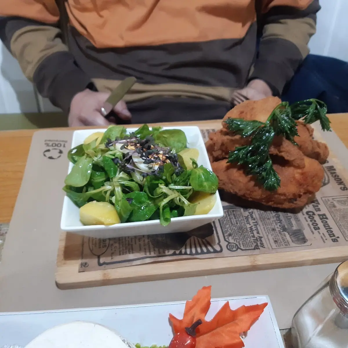 Maishendl In Kürbispanier