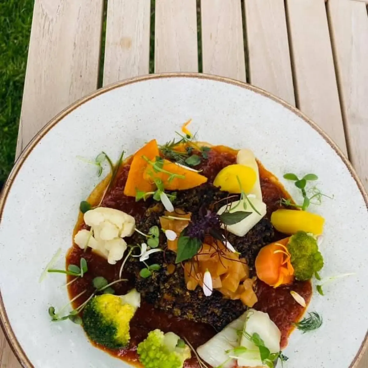 Quinoa Patty with Vegetables
