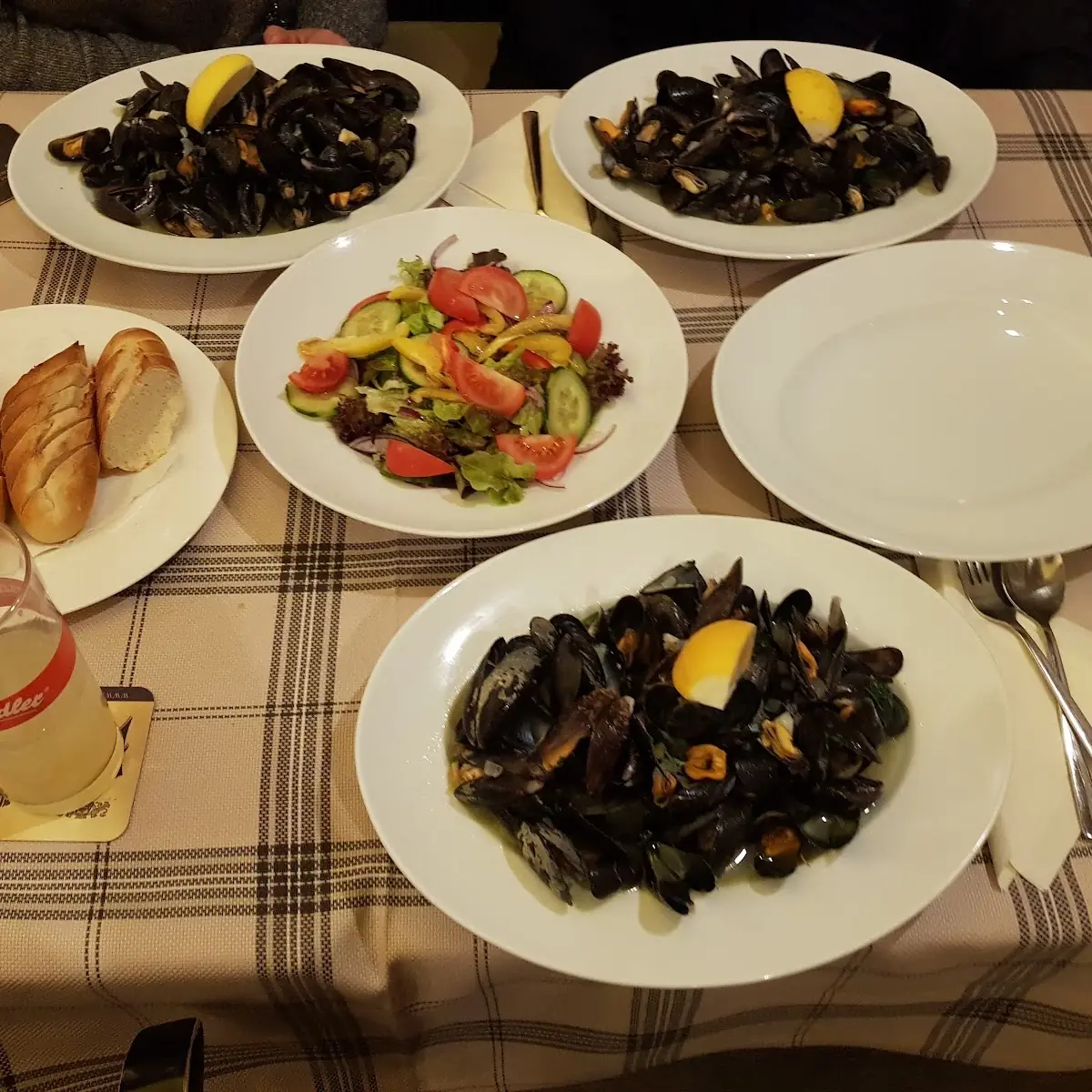 Miesmuscheln In Weißweinsouce