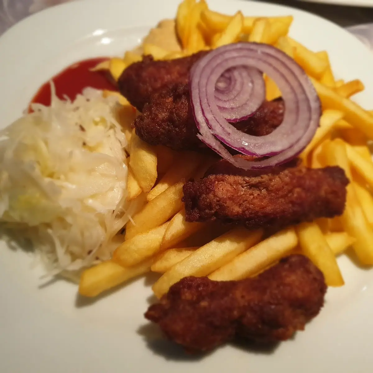 Cevapcici Mit Pommes Frites