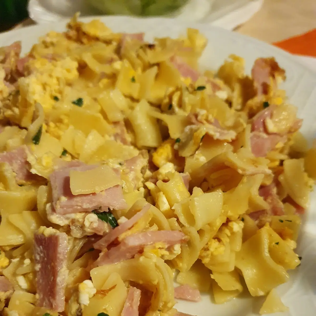 Schinkenfleckerl
