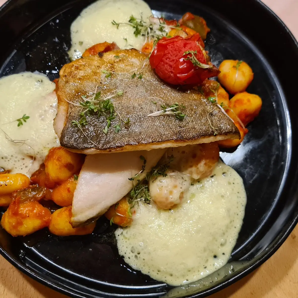 Forellenfilet Mit Gnocchi