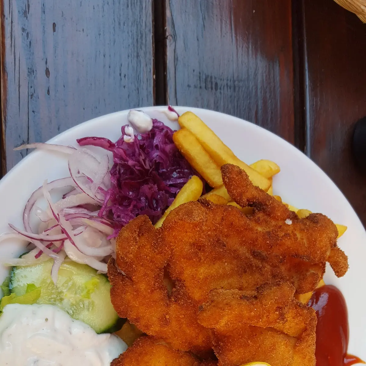 Backhendl Salat