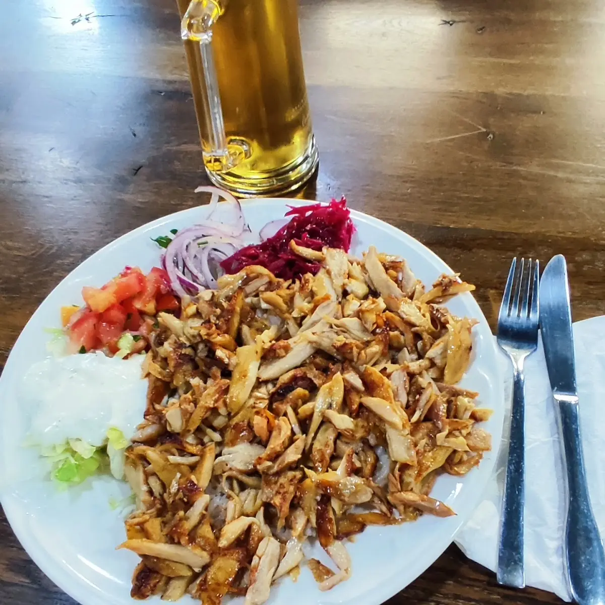 Kebab-sandwich