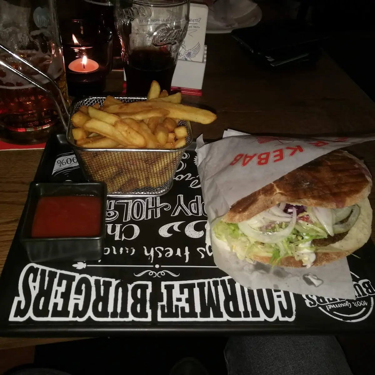 Mampfburger Spezial Mit Pommes Frites