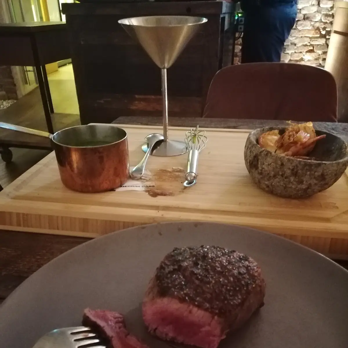 Österreich Steak Medium Rare