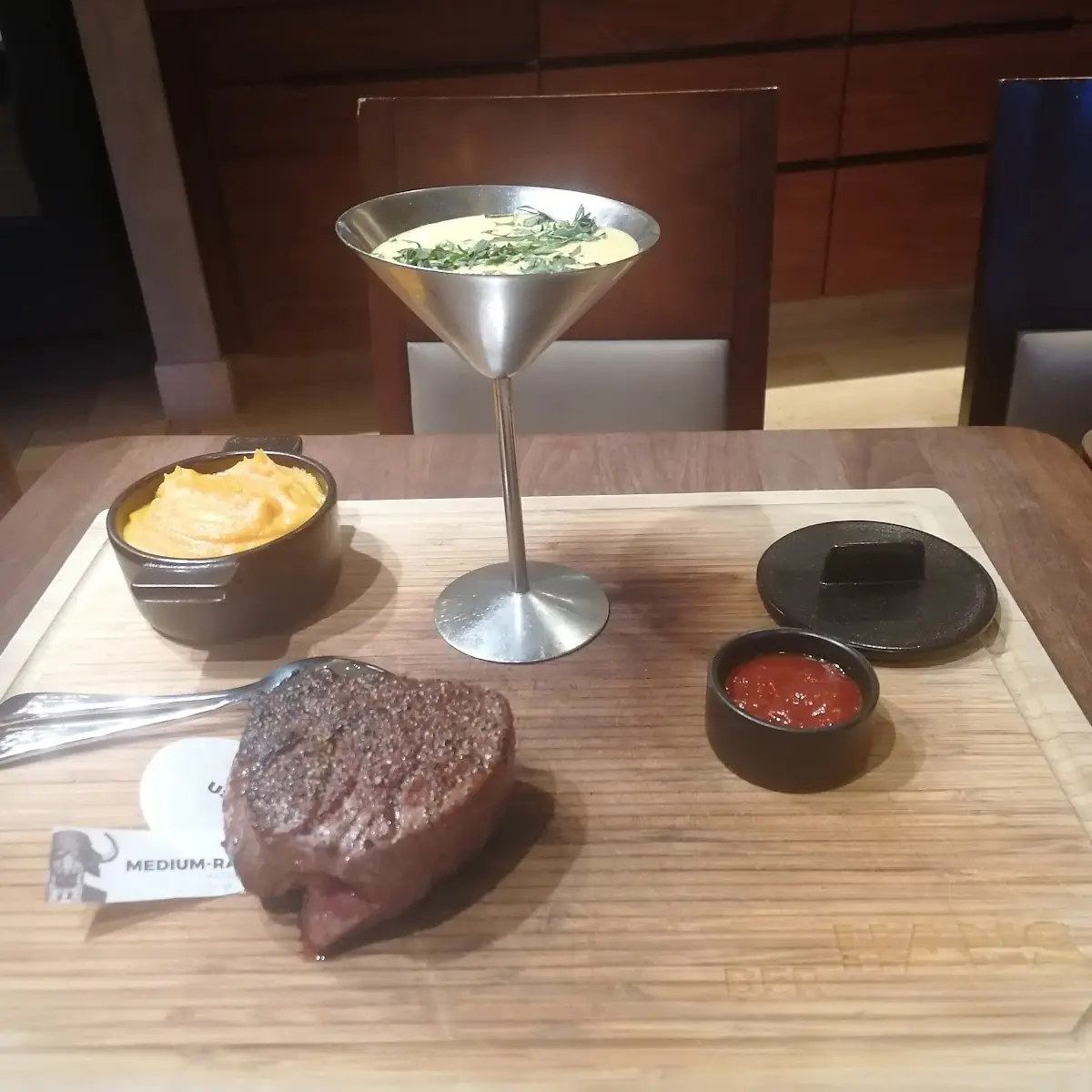 USA Steak Superzart Mit Süsskartoffelpürre