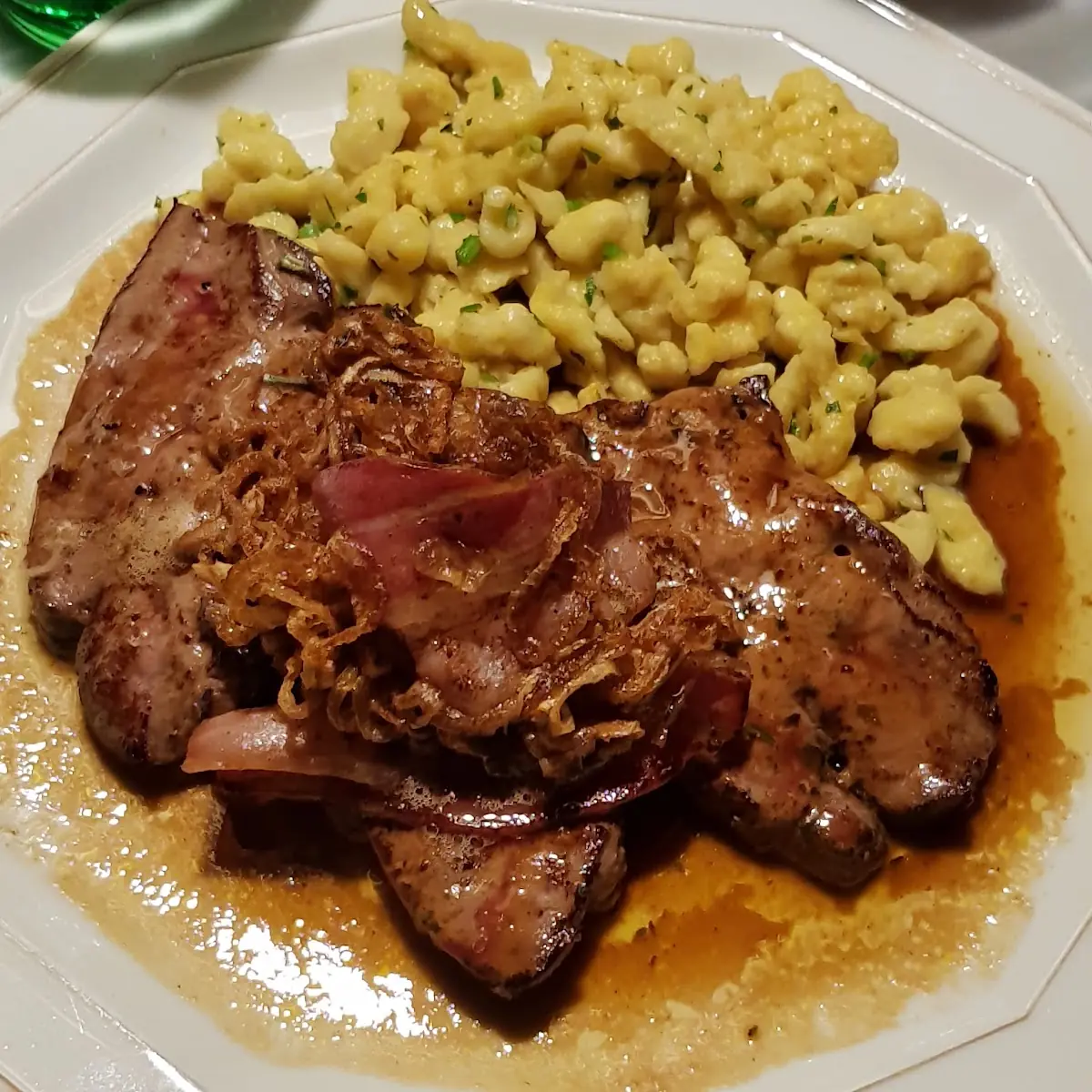 Leber Mit Spätzle