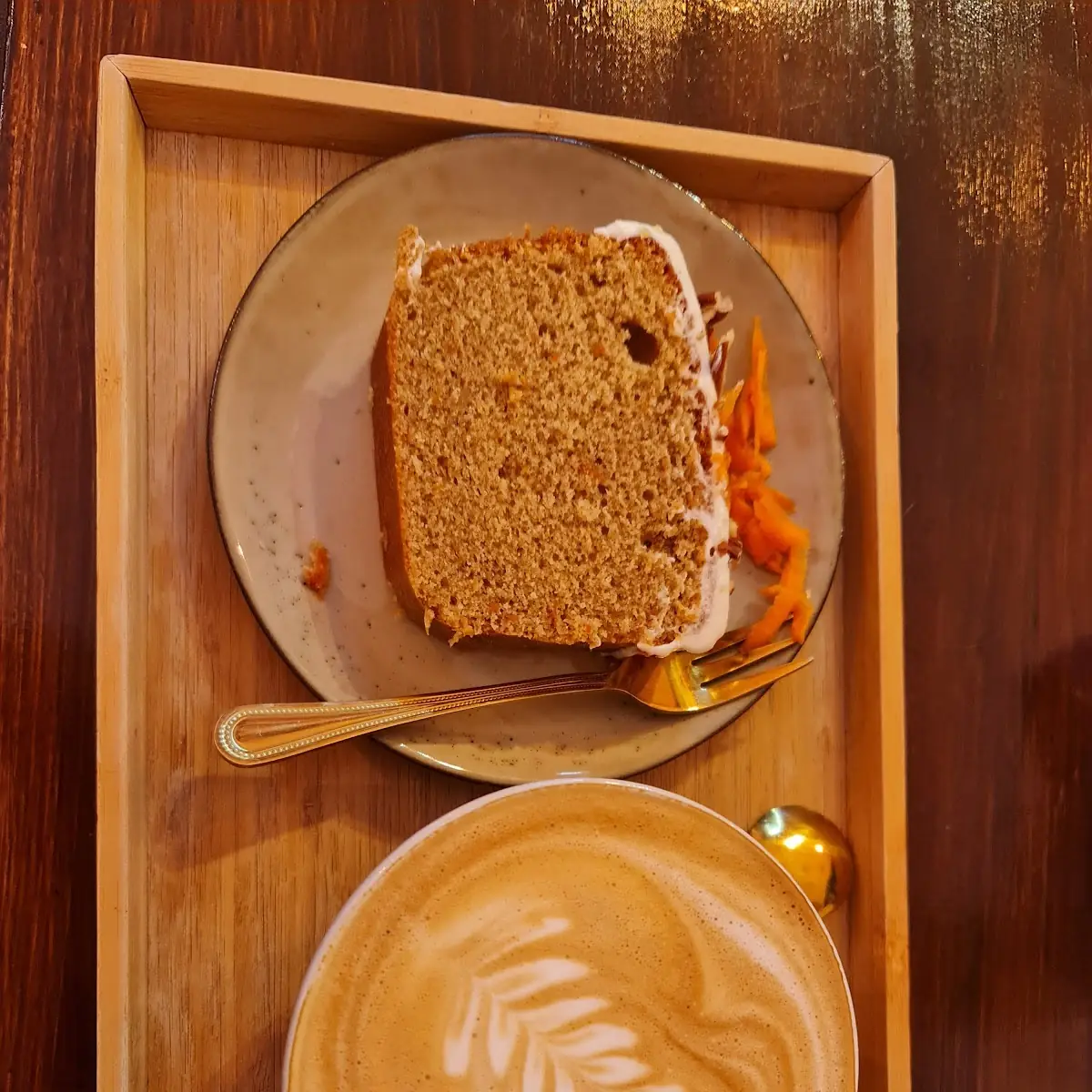 Carrot Cake And Espresso Macchiato