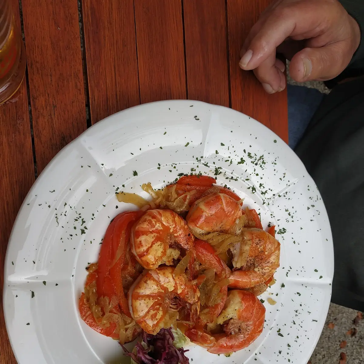 Gegrillte Garnelen