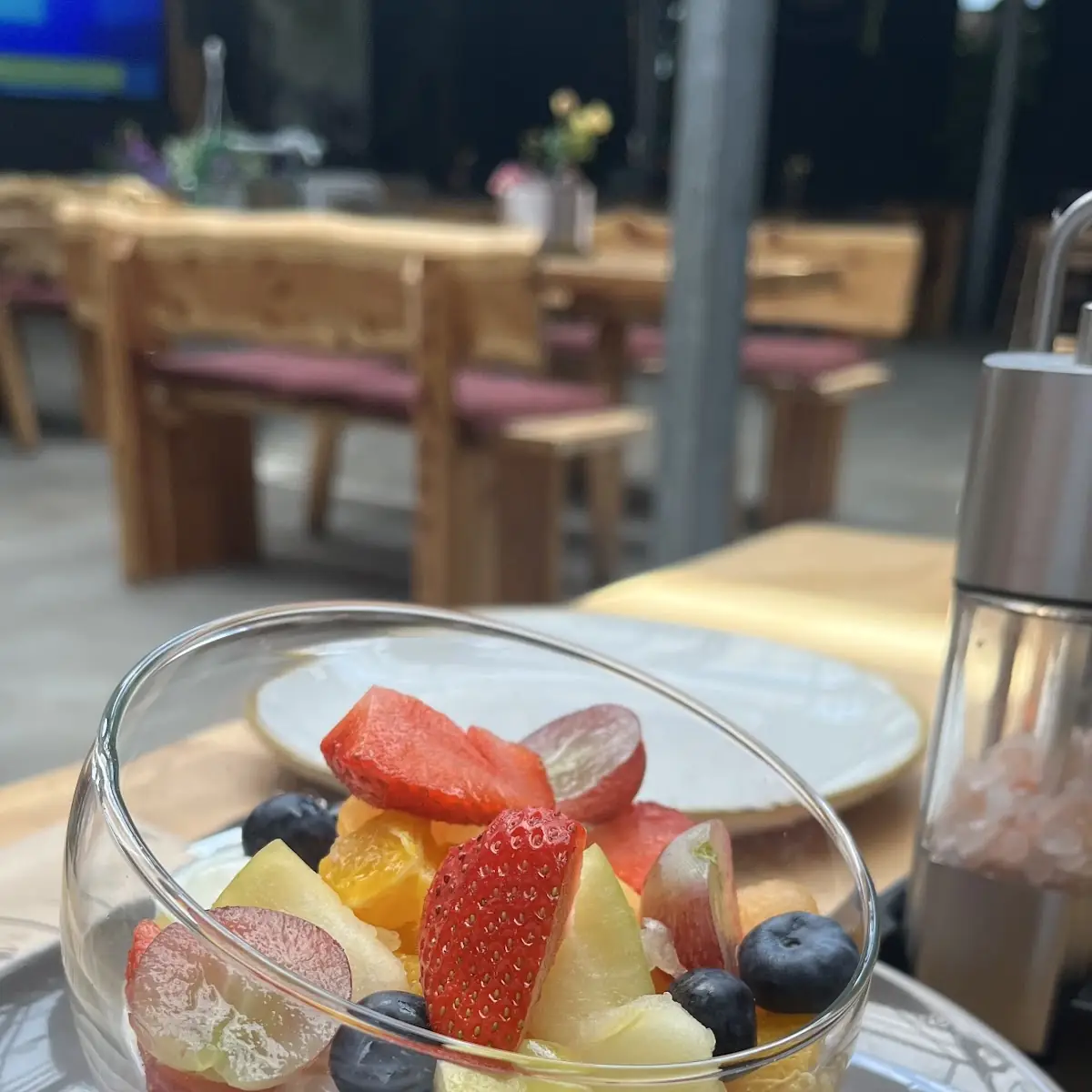 Obstsalat Mit Naturjoghurt
