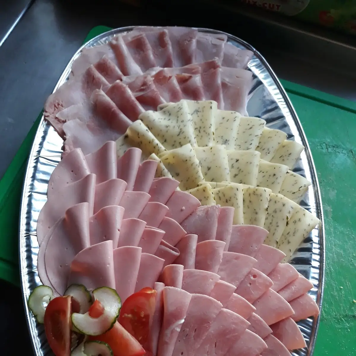 Wurst -käseplatte