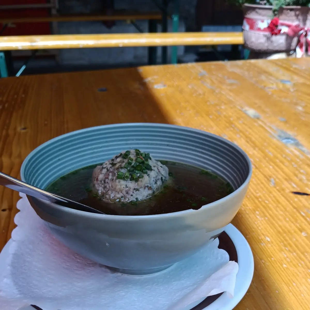 Speckknödelsuppe