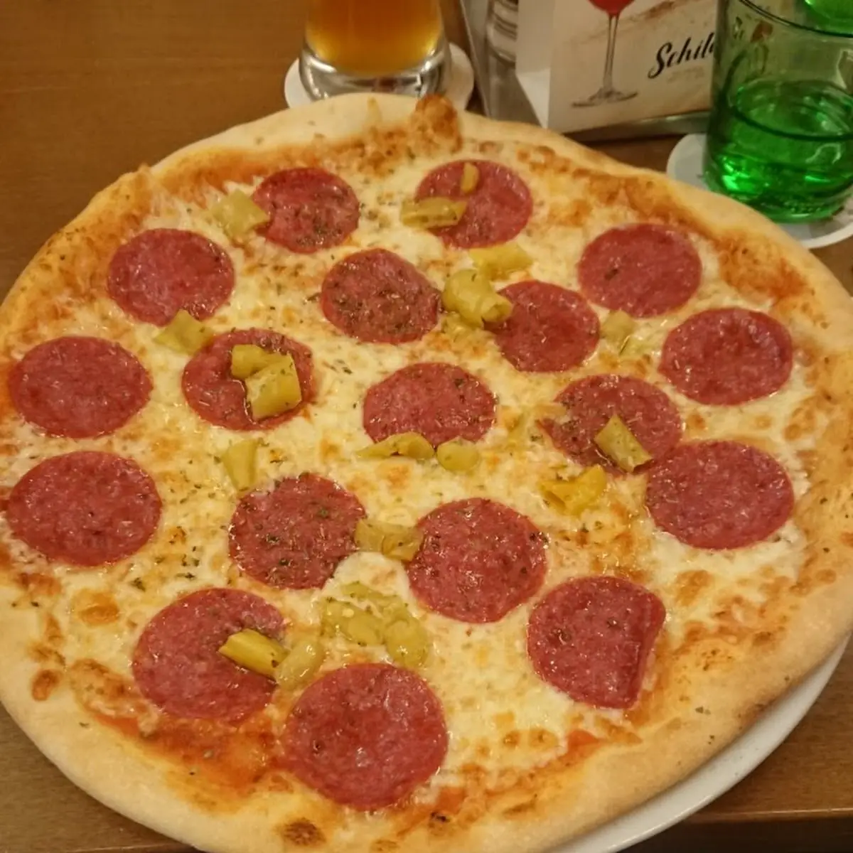 Salami Pizza
