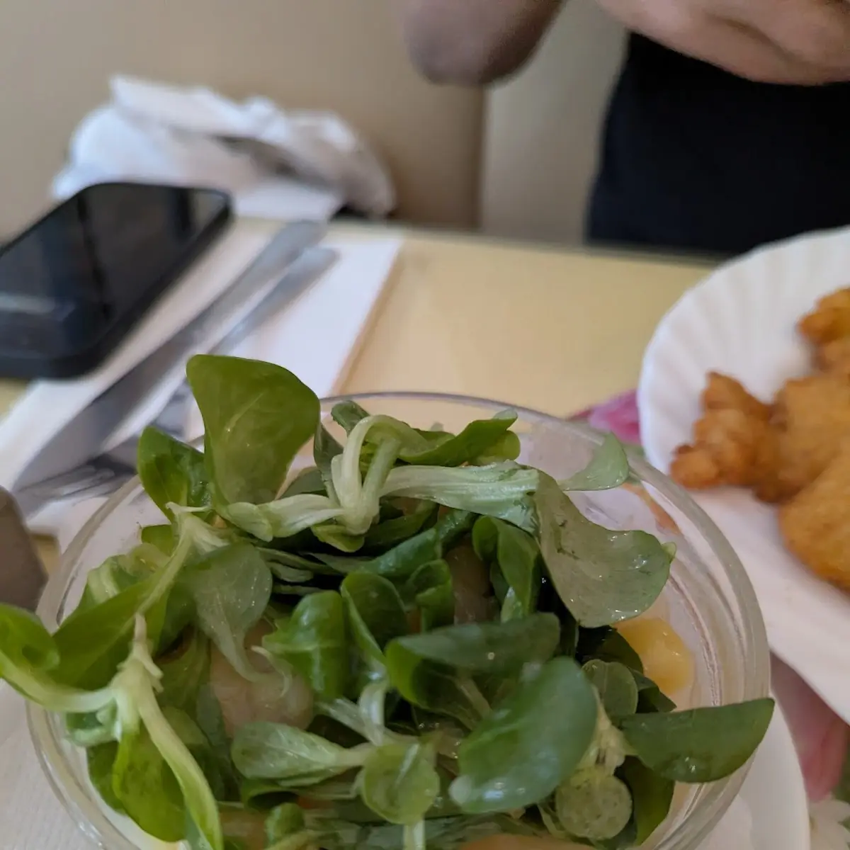 Salad and Potatoes
