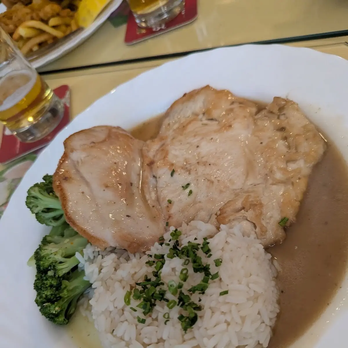 Turkey with Rice and Broccoli