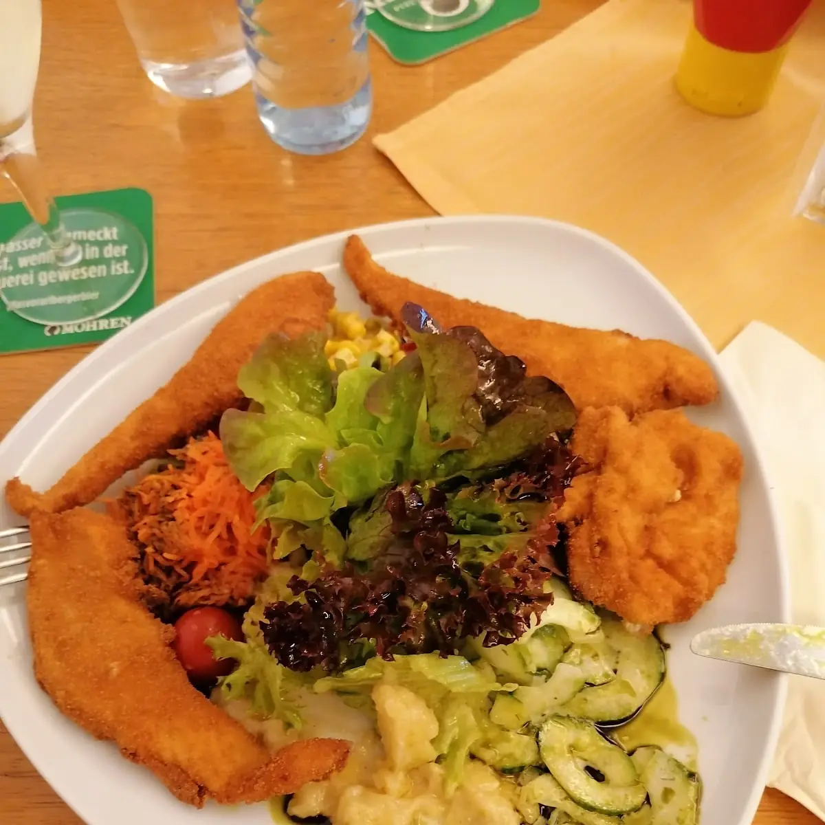 Backhennelesalat