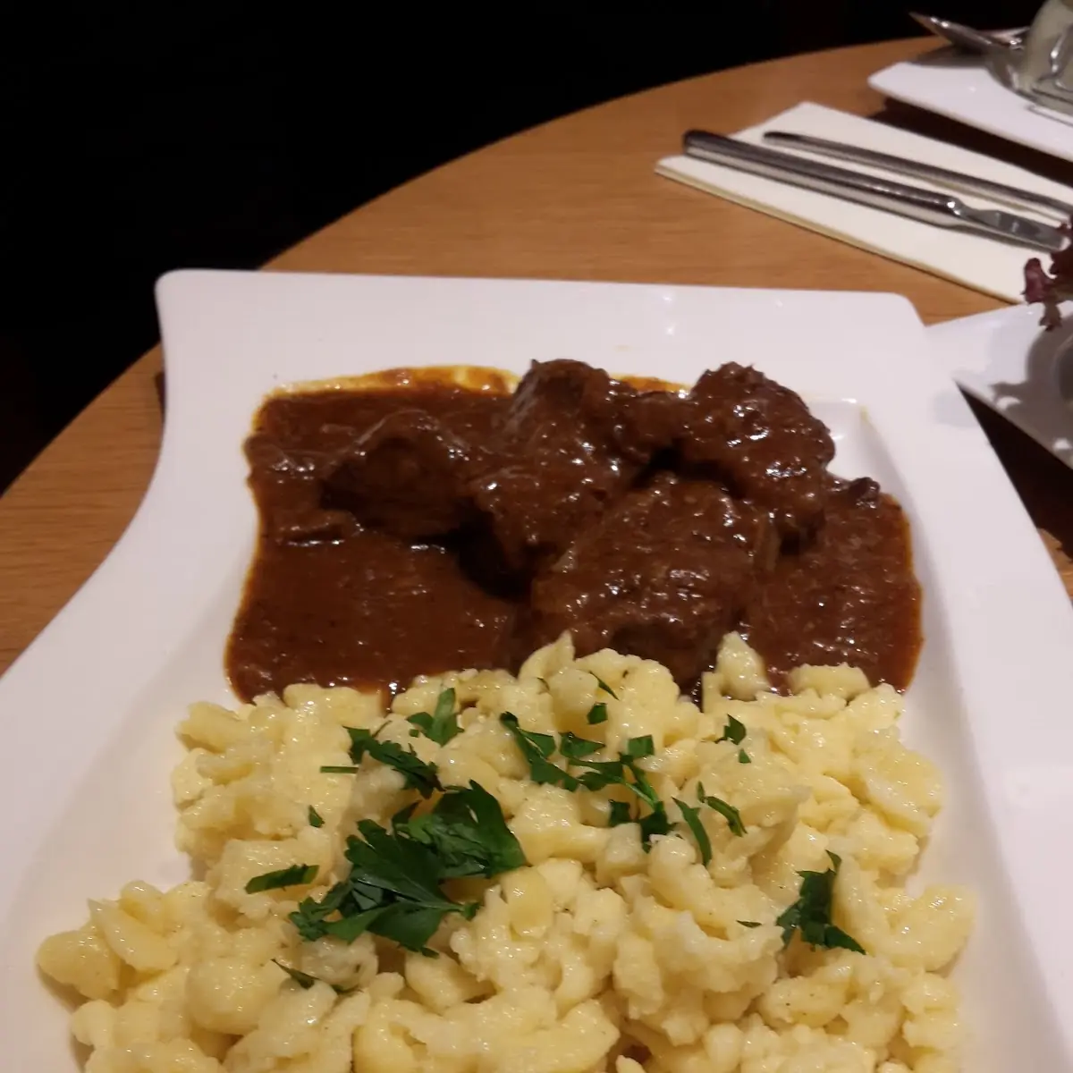 Gulasch With Spätzle