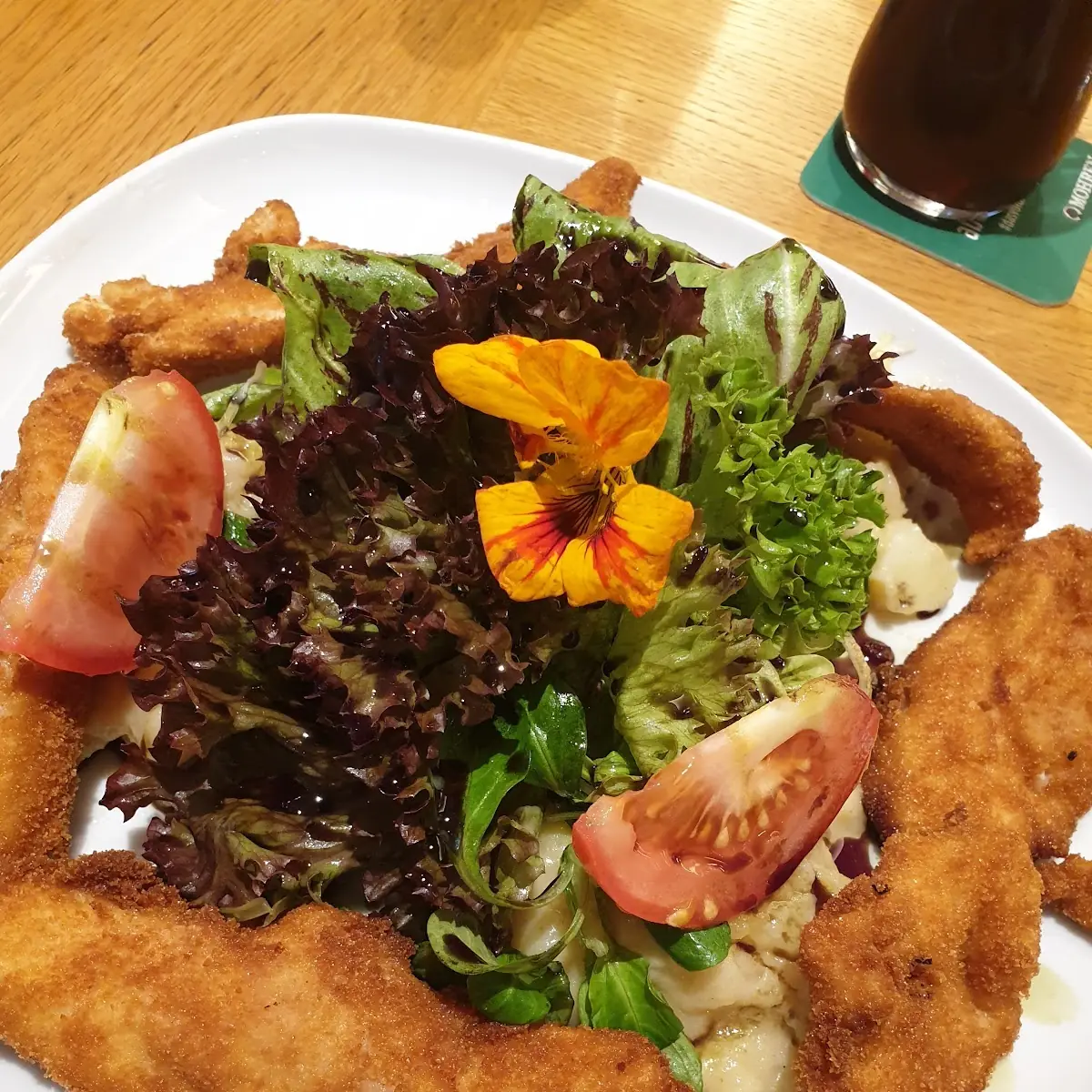 Salat Mit Brathendl