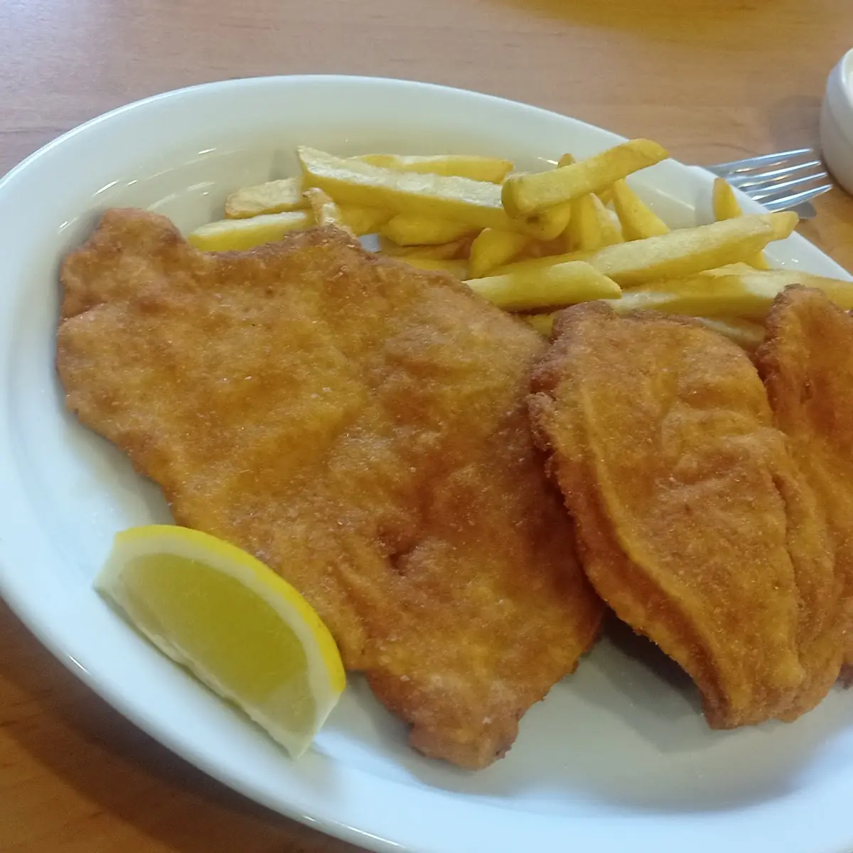 Gebackene Schollenfilet
