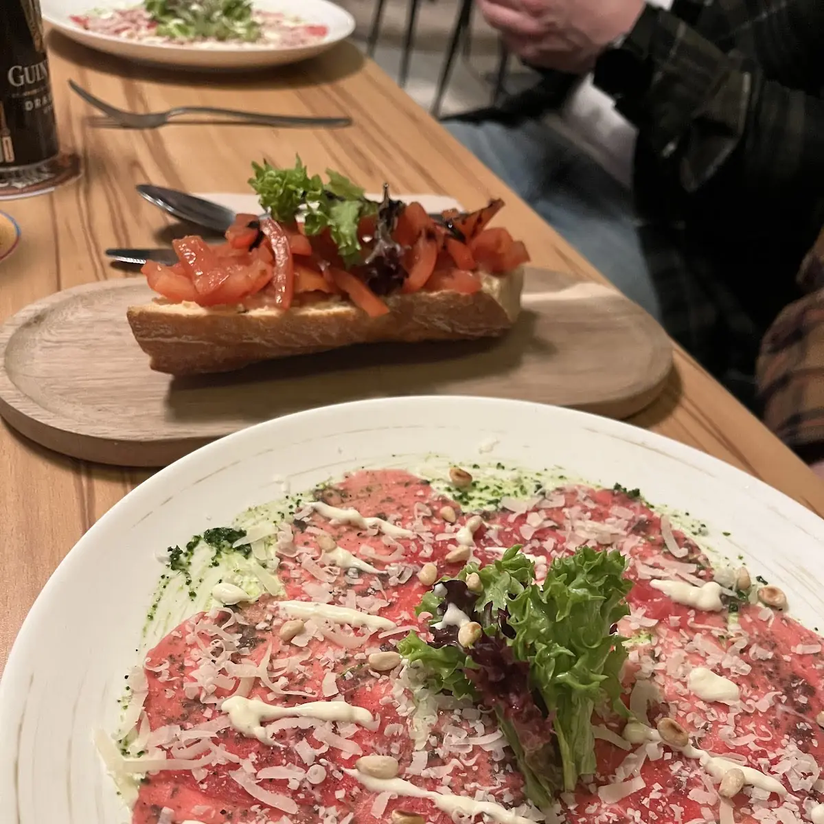 Carpaccio And Bruschetta