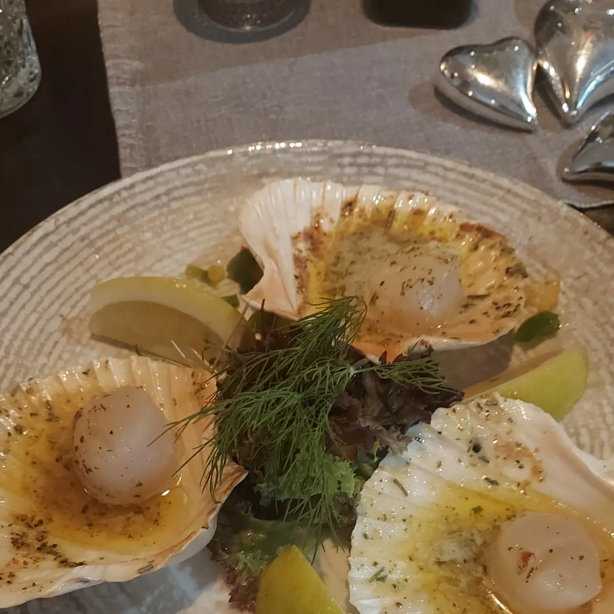 Jakobsmuscheln In Knoblauchbutter